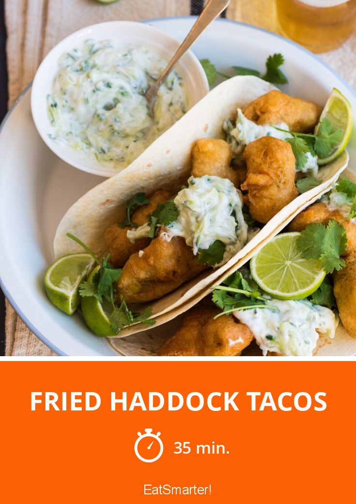 Fried Haddock Tacos recipe Eat Smarter USA