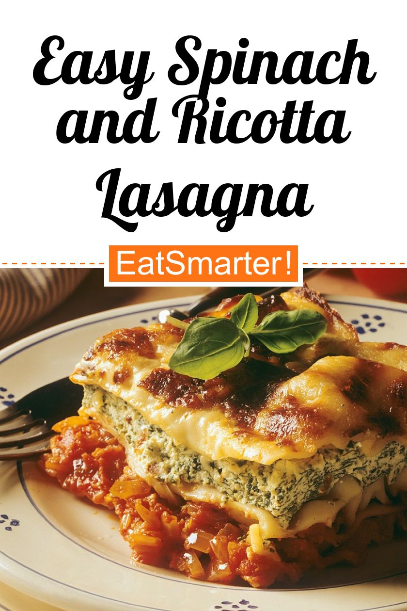 Spinach And Ricotta Lasagna Recipe Eat Smarter USA 599742