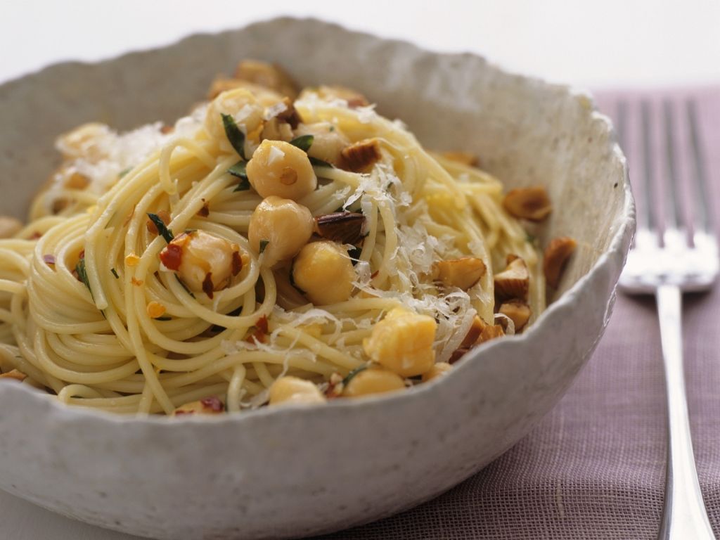 Garbanzo Bean Spaghetti Recipe Eat Smarter USA Garbanzo Bean Spaghetti 479719