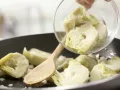 Artichoke Tortilla preparation step 5 Artichoke Tortilla preparation step 5