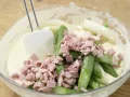Asparagus and Ham Muffins with Herb Dip preparation step 7 Asparagus and Ham Muffins with Herb Dip preparation step 7