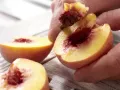 Baked Blueberries and Peaches preparation step 1 Baked Blueberries and Peaches preparation step 1
