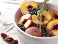 Baked Blueberries and Peaches preparation step 2 Baked Blueberries and Peaches preparation step 2