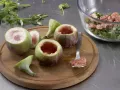 Baked Figs with Cream Cheese Pistachio Stuffing preparation step 4 Baked Figs with Cream Cheese Pistachio Stuffing preparation step 4