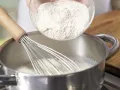 Blackberry Semolina Pudding preparation step 2 Blackberry Semolina Pudding preparation step 2