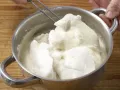 Blackberry Semolina Pudding preparation step 4 Blackberry Semolina Pudding preparation step 4