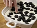 Blackberry Semolina Pudding preparation step 5 Blackberry Semolina Pudding preparation step 5