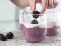 Blackberry Yogurt Parfait preparation step 4 Blackberry Yogurt Parfait preparation step 4