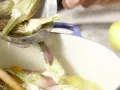 Braised Artichokes preparation step 7 Braised Artichokes preparation step 7