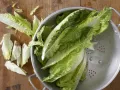 Braised Romaine Lettuce preparation step 1 Braised Romaine Lettuce preparation step 1