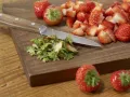 Cake Roll with Strawberry-Lime Cream preparation step 7 Cake Roll with Strawberry-Lime Cream preparation step 7