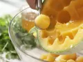 Cantaloupe and Cottage Cheese preparation step 2 Cantaloupe and Cottage Cheese preparation step 2