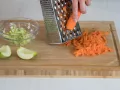 Carrot Apple Muffins preparation step 1 Carrot Apple Muffins preparation step 1