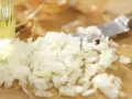 Celery Soup with Gorgonzola Crostini preparation step 1 Celery Soup with Gorgonzola Crostini preparation step 1