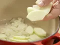 Celery Soup with Gorgonzola Crostini preparation step 4 Celery Soup with Gorgonzola Crostini preparation step 4