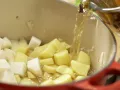 Celery Soup with Gorgonzola Crostini preparation step 5 Celery Soup with Gorgonzola Crostini preparation step 5