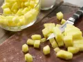 Cheesecake with Pineapple preparation step 1 Cheesecake with Pineapple preparation step 1