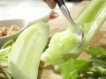 Chilled Melon and Cucumber Soup preparation step 1 Chilled Melon and Cucumber Soup preparation step 1