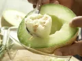 Chilled Melon and Cucumber Soup preparation step 2 Chilled Melon and Cucumber Soup preparation step 2
