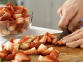 Chilled Strawberry Soup preparation step 1 Chilled Strawberry Soup preparation step 1