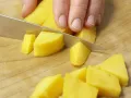 Chocolate Toast and Mango Smoothie preparation step 1 Chocolate Toast and Mango Smoothie preparation step 1