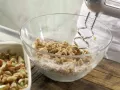 Cinnamon Fig Rhubarb Crumble preparation step 4 Cinnamon Fig Rhubarb Crumble preparation step 4