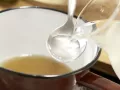 Coconut and Lime Ice preparation step 1 Coconut and Lime Ice preparation step 1