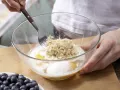 Coconut Brown Rice Omelet with Blueberries preparation step 2 Coconut Brown Rice Omelet with Blueberries preparation step 2