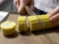 Corn Skewers with Bay Leaves preparation step 1 Corn Skewers with Bay Leaves preparation step 1