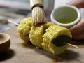 Corn Skewers with Bay Leaves preparation step 3 Corn Skewers with Bay Leaves preparation step 3