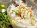Crayfish Salad Stack preparation step 9 Crayfish Salad Stack preparation step 9