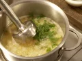 Creamy Parsnip and Shrimp Soup preparation step 5 Creamy Parsnip and Shrimp Soup preparation step 5