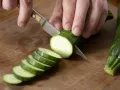 Crisp Zucchini with Creamy Polenta preparation step 4 Crisp Zucchini with Creamy Polenta preparation step 4