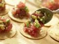 Crispy Ahi Tuna Tortilla Bites preparation step 10 Crispy Ahi Tuna Tortilla Bites preparation step 10