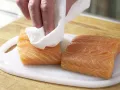 Cured Salmon preparation step 1 Cured Salmon preparation step 1
