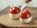 Egg and Tomato Toadstools preparation step 6 Egg and Tomato Toadstools preparation step 6