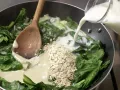 Eggs with Spinach Sauce preparation step 4 Eggs with Spinach Sauce preparation step 4