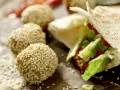 Falafel Pita Pockets preparation step 12 Falafel Pita Pockets preparation step 12