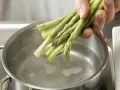 Filo Wrapped Asparagus preparation step 2 Filo Wrapped Asparagus preparation step 2