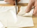 Filo Wrapped Asparagus preparation step 5 Filo Wrapped Asparagus preparation step 5