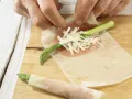 Filo Wrapped Asparagus preparation step 7 Filo Wrapped Asparagus preparation step 7