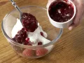 Fruit Quark with Breadsticks preparation step 2 Fruit Quark with Breadsticks preparation step 2