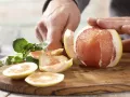 Grapefruit and Avocado Salad preparation step 1 Grapefruit and Avocado Salad preparation step 1