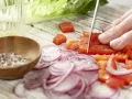 Greek Squid Salad preparation step 5 Greek Squid Salad preparation step 5