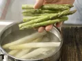 Green and White Asparagus preparation step 6 Green and White Asparagus preparation step 6
