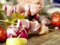 Grilled Chicken Skewers preparation step 3 Grilled Chicken Skewers preparation step 3