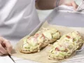 Ham, Celery and Apple Pizza preparation step 9 Ham, Celery and Apple Pizza preparation step 9