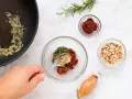 Hand Pies with Tomato, Hazelnut and Rosemary Filling preparation step 2 Hand Pies with Tomato, Hazelnut and Rosemary Filling preparation step 2
