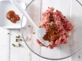 Healthy, Spicy Beef Burger preparation step 1 Healthy, Spicy Beef Burger preparation step 1