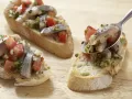 Herring Salad on Crostini preparation step 8 Herring Salad on Crostini preparation step 8